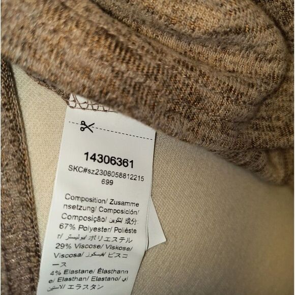 Shein Sexy Curve Taupe Criss Cross Top New - Picture 8 of 10